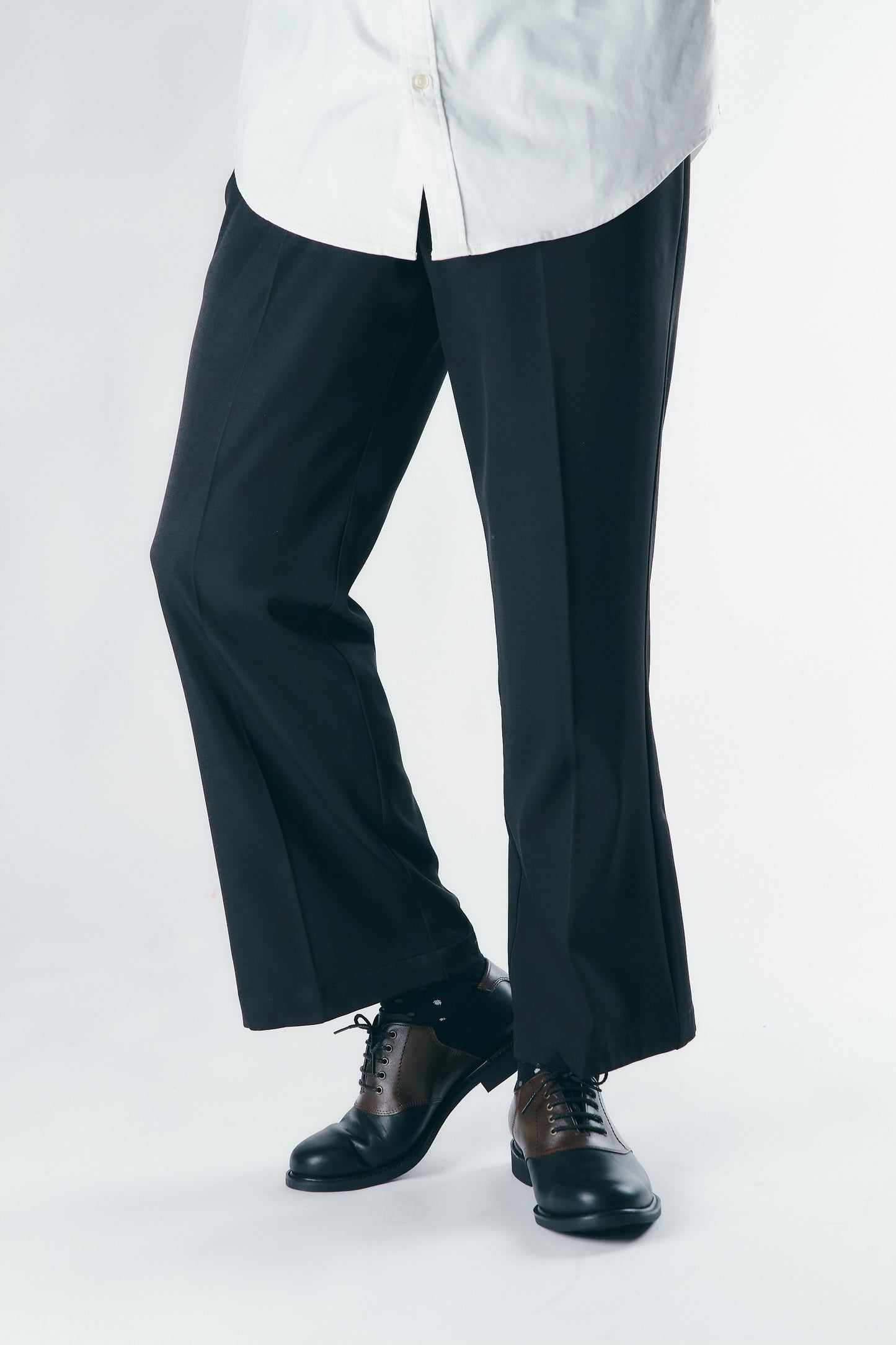 #2371/#2376 サドル・オックスフォード Black